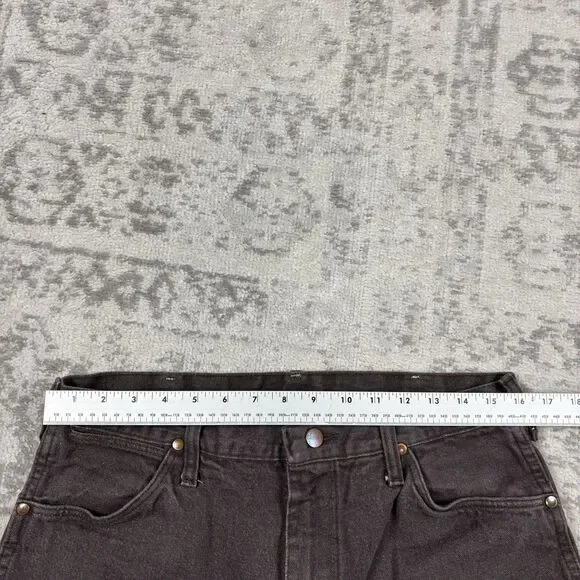 Wrangler Cowboy Jeans Brown Cowboy Cut 13MWZCT Western USA Mens Size 32x30 - Picture 3 of 6